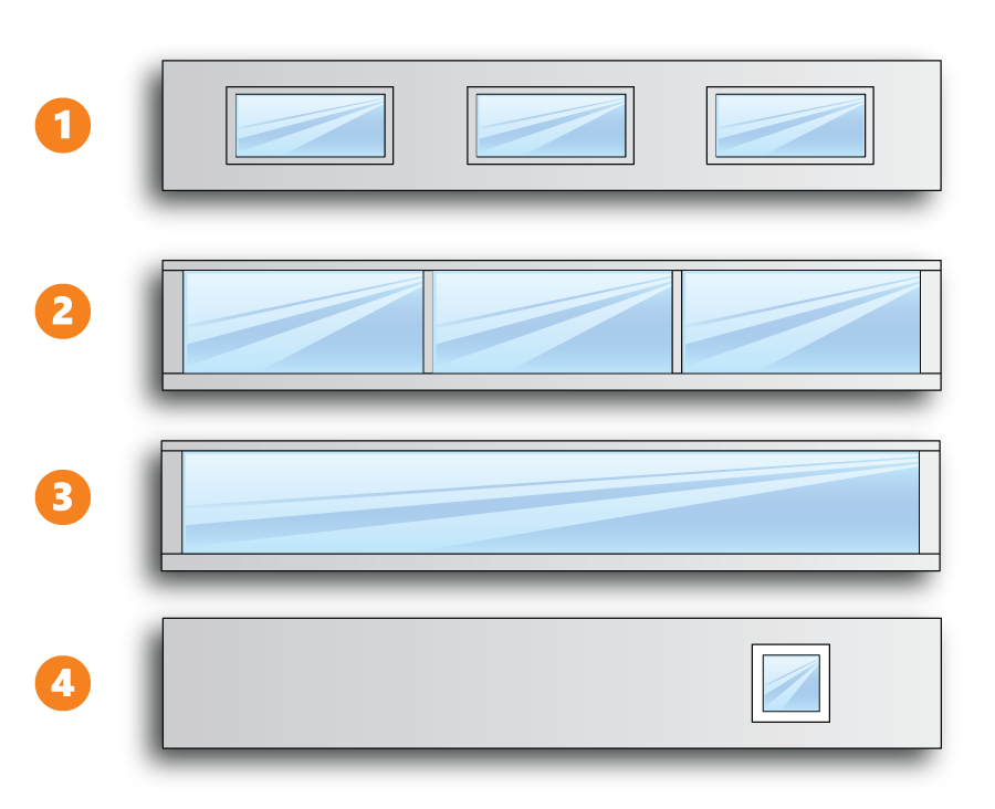 Types de vitrages pour porte sectionnelle