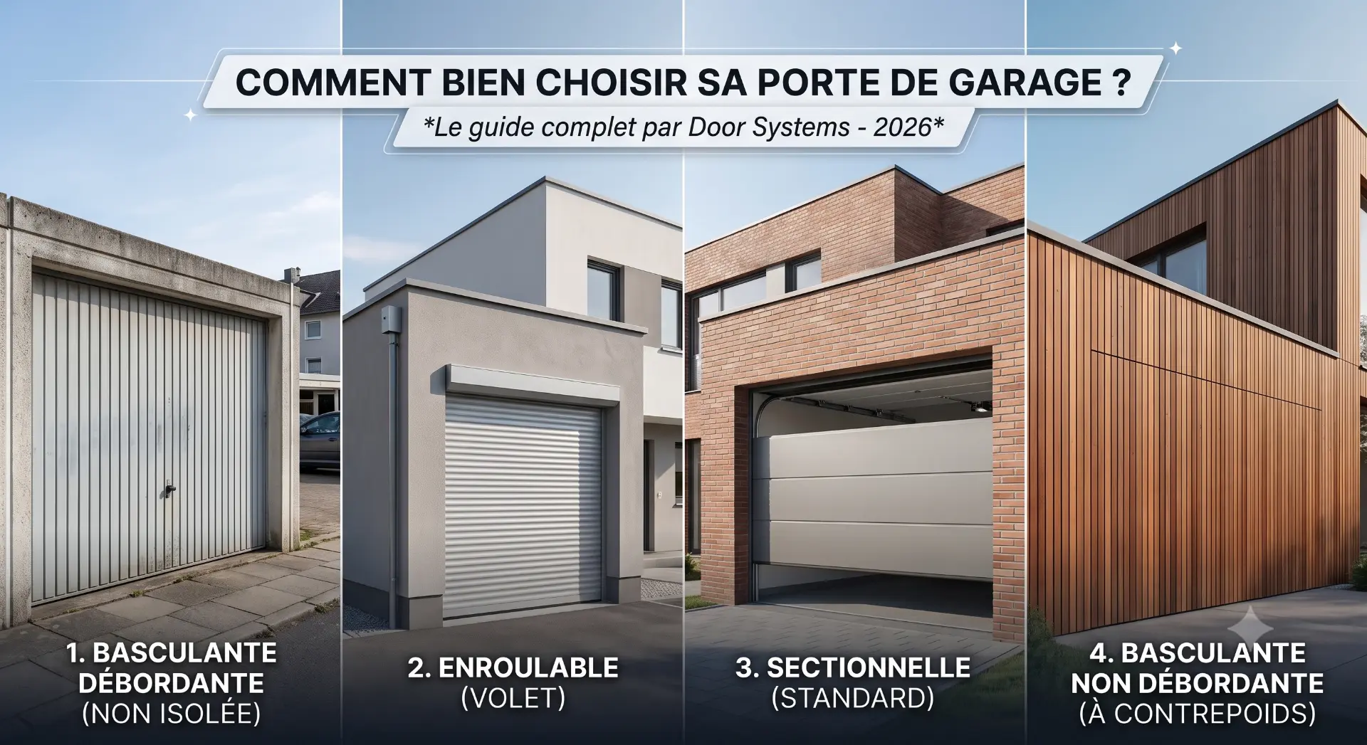COMMENT BIEN CHOISIR SA PORTE DE GARAGE ?