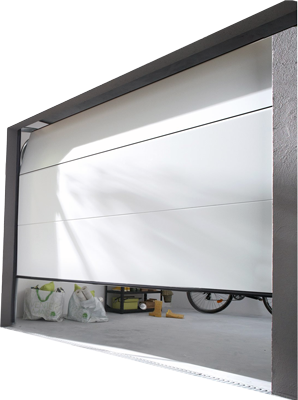 Porte de garage sectionnelle sur mesure